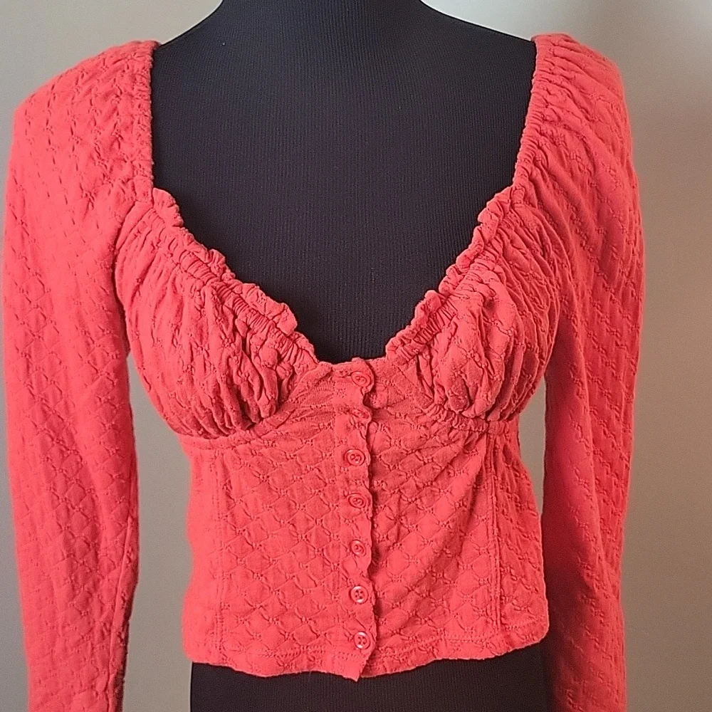 Free People boho peasant blouse